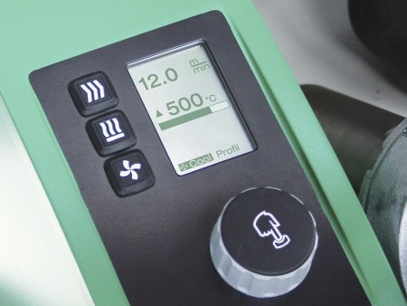 Сварочный автомат горячего воздуха VARIMAT V2 - электронный дисплей