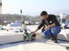 UNIROOF ST способен производить сварку кровельного покрытия даже на парапете шириной  100 мм